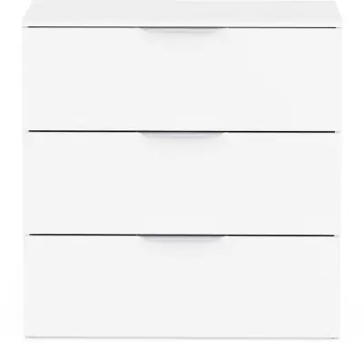Ladekast Micheline - 80x41x81cm - 3 lades - wit – kavel bij Openbare Verkopen, Beveren-Leie