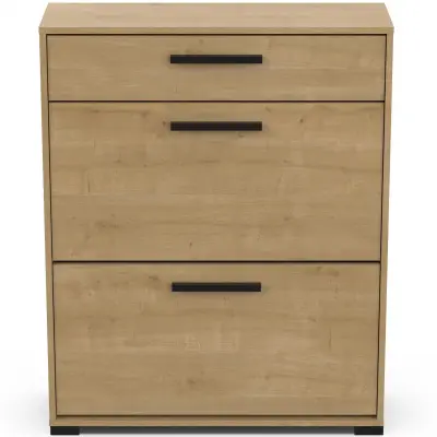 Schoenenkast Izzy | 80,8 x 24,4 x 101,8 cm | Bruin – kavel bij Openbare Verkopen, Beveren-Leie