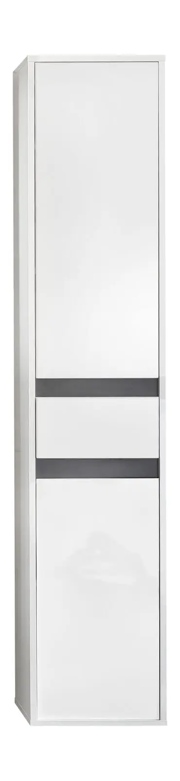 Kolomkast Sol | 35 x 31 x 172 cm | Wit melaminegecoat – kavel bij Openbare Verkopen, Beveren-Leie
