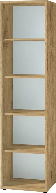 Boekenkast Mouna 50cm - eik/wit – kavel bij Openbare Verkopen, Beveren-Leie