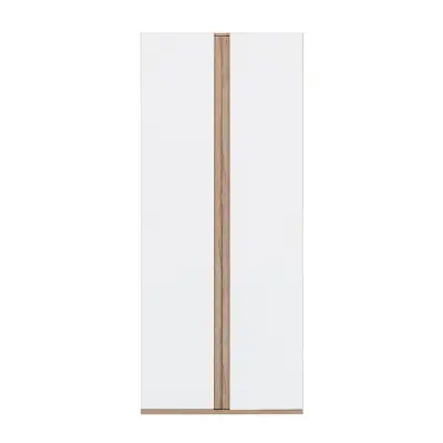 Kledingkast Birger 100 cm 2 deuren - wit – kavel bij Openbare Verkopen, Beveren-Leie