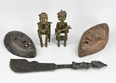 Lot divers (Afrika) (5x) – kavel bij Twents Veilinghuis