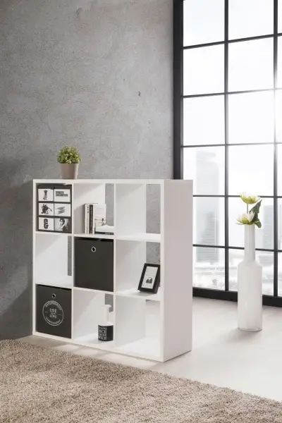 Roomdivider Max 9 vakken - wit – kavel bij Openbare Verkopen, Beveren-Leie