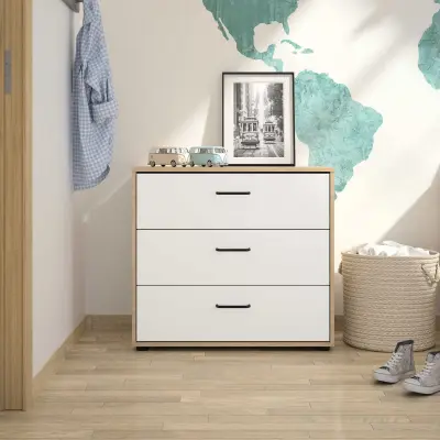 Commode Erwan | 81 x 40 x 74 cm | Châtaignier-design – kavel bij Openbare Verkopen, Beveren-Leie
