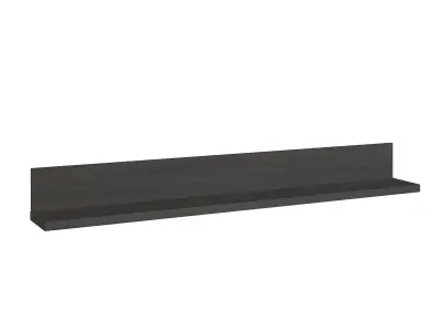 Wandplank Gaston - zwart hout – kavel bij Openbare Verkopen, Beveren-Leie