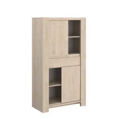 Buffetkast Porto 90cm met 2 deuren & 1 lade - jackson eik – kavel bij Openbare Verkopen, Beveren-Leie