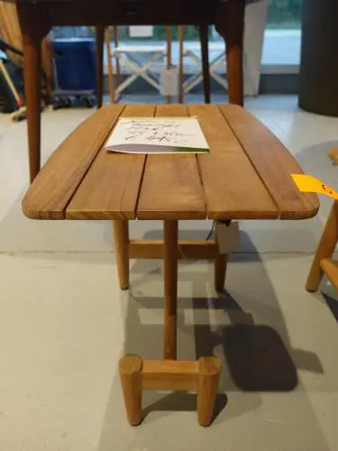 Teak bijzettafel Jardinico – kavel bij Openbare Verkopen, Waregem