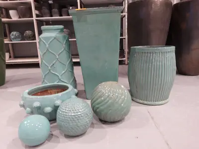 7x Diverse terracotta bloempot / vaas – kavel bij Openbare Verkopen, Waregem