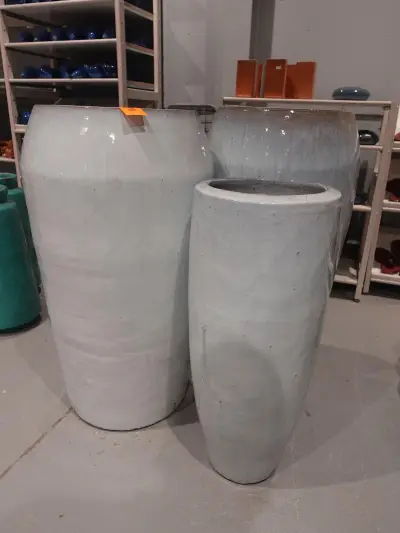 3x Vorstvrije terracotta bloempot – kavel bij Openbare Verkopen, Waregem