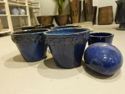 5x Diverse terracotta bloempot / decoratie – kavel bij Openbare Verkopen, Waregem