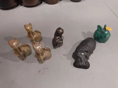 6x Terracotta beeldjes – kavel bij Openbare Verkopen, Waregem