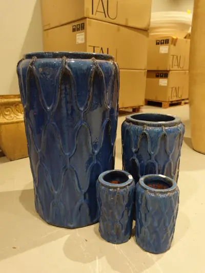 4x Vorstvrije terracotta bloempot – kavel bij Openbare Verkopen, Waregem