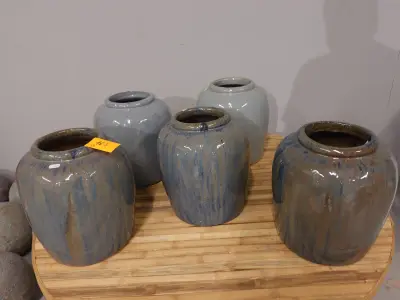 5x Terracotta bloempot – kavel bij Openbare Verkopen, Waregem