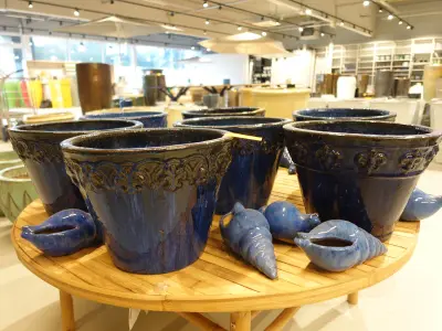 4x Vorstvrije terracotta bloempot – kavel bij Openbare Verkopen, Waregem