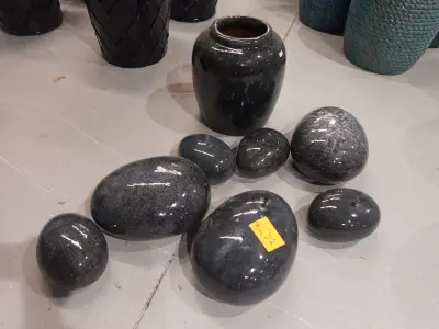 8x Terracotta decoratie ballen – kavel bij Openbare Verkopen, Waregem