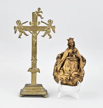2x Religieus (antiek) – kavel bij Twents Veilinghuis