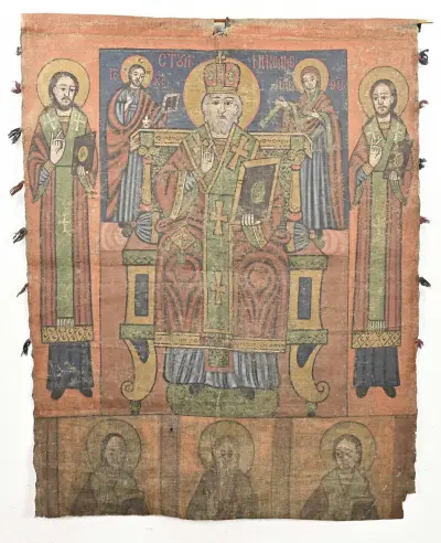 Orthodoxe vaandel – kavel bij Twents Veilinghuis