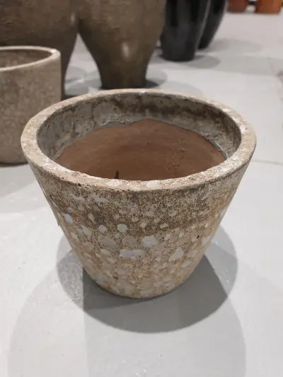 6x Vorstvrije terracotta bloempot – kavel bij Openbare Verkopen, Waregem