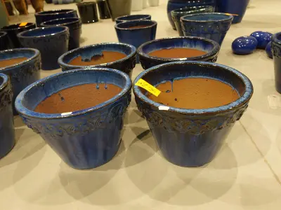4x Vorstvrije terracotta bloempot – kavel bij Openbare Verkopen, Waregem