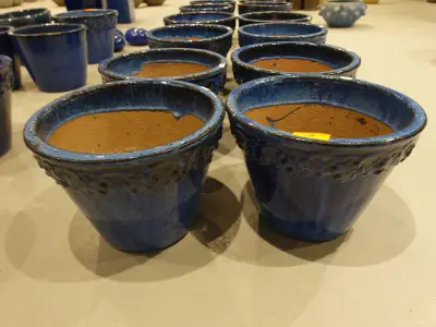 4x Vorstvrije terracotta bloempot – kavel bij Openbare Verkopen, Waregem