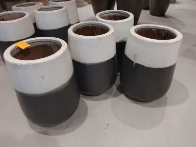 4x Vorstvrije terracotta bloempot – kavel bij Openbare Verkopen, Waregem