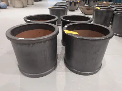 4x Vorstvrije terracotta bloempot – kavel bij Openbare Verkopen, Waregem