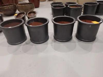 4x Vorstvrije terracotta bloempot – kavel bij Openbare Verkopen, Waregem