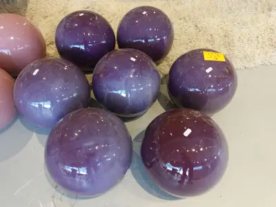 7x Terracotta decoratie ballen – kavel bij Openbare Verkopen, Waregem