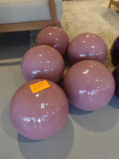 5x Terracotta decoratie ballen – kavel bij Openbare Verkopen, Waregem