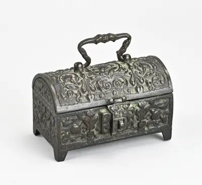 Bronzen sieradenkistje, 1900 – kavel bij Twents Veilinghuis