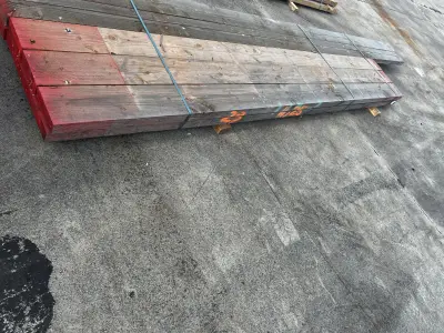10x Houten balk Douglas – kavel bij Openbare Verkopen, Zele