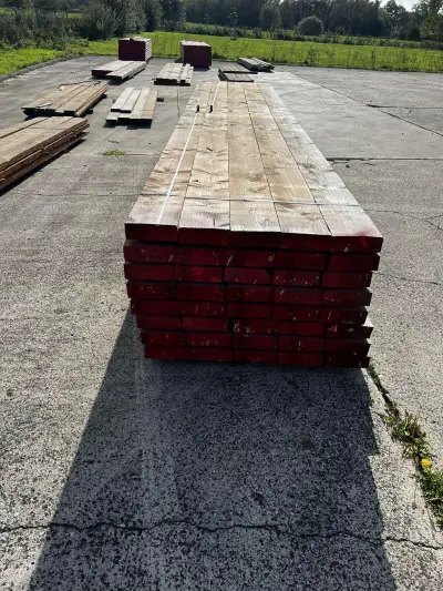 75x Houten balk Douglas – kavel bij Openbare Verkopen, Zele