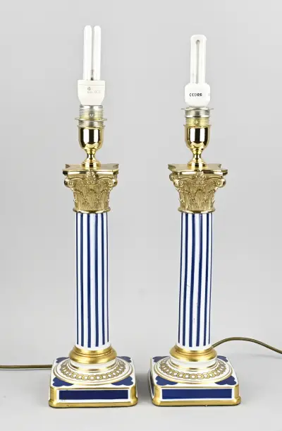 2x Tafel/schemerlamp – kavel bij Twents Veilinghuis