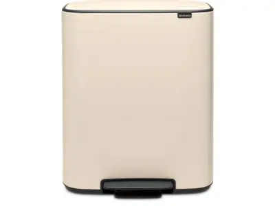 Brabantia Bo Prullenbak - 2 x 30 liter -- Soft Beige – kavel bij XL Auctions