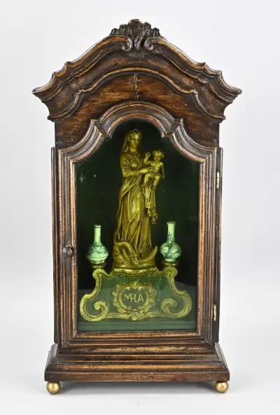 Madonna in kastje (altaar) – kavel bij Twents Veilinghuis