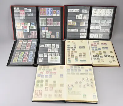 5x Album, Duitse postzegels – kavel bij Twents Veilinghuis