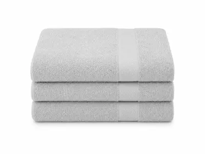 36 Badlaken 70/140 500gsm, grijs – kavel bij Onlineveilingmeester, Etten-Leur