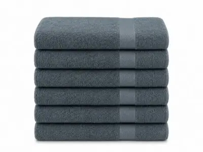 60 Handdoek 50/100 500gsm, antraciet – kavel bij Onlineveilingmeester, Etten-Leur