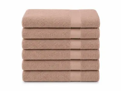 60 Handdoek 50/100 500gsm, bruin – kavel bij Onlineveilingmeester, Etten-Leur