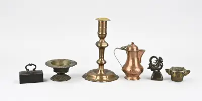 Lot divers oud/antiek (6x) – kavel bij Twents Veilinghuis