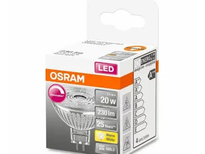 5x Dimbare LED-reflectorlampen GU5.3, Osram, mr16, warm wit – kavel bij Onlineveilingmeester