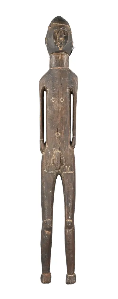 Etnografisch figuur, H 101 cm – kavel bij Twents Veilinghuis
