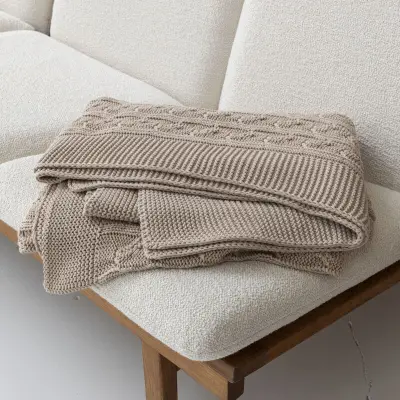 5x Plaid Taupe 130×170 cm – Zachte Woondeken, VIDI, Sogno Avvolgente – kavel bij Onlineveilingmeester, Hoogeveen