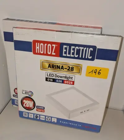 2 ARINA 28 LED-plafondlampen (28 W) – kavel bij Auctionline, Anderlecht