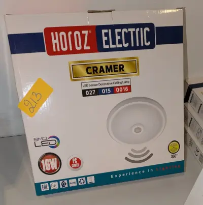 Een CRAMER-plafondlamp met LED-sensor – kavel bij Auctionline, Anderlecht