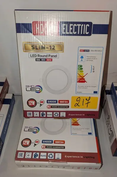 3 slanke inbouwplafondlampen (12 W) – kavel bij Auctionline, Anderlecht