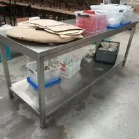 Rvs werktafel – kavel bij BOPA Auctions, Ieper