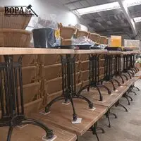 Vierkante horeca tafels. 8 stuks – kavel bij BOPA Auctions, Ieper