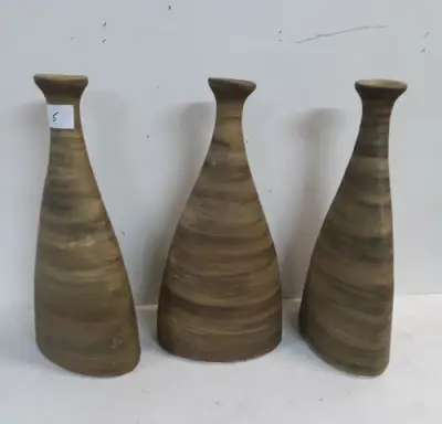 3 x Deco vaas terracotta 40 cm – kavel bij Belga Veilingen, Oudsbergen