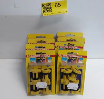 8 x Kabelspanners 4 stuks pvc block-fix – kavel bij Belga Veilingen, Oudsbergen